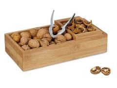 KINGHoff Kesper Nut Set dedek in posoda za lupine