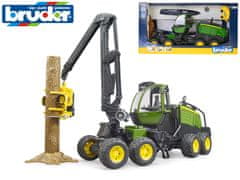 Bruder John Deere Harvester gozdarski stroj 1270G 49 cm z dodatki