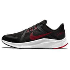 Nike Quest 4, Quest 4 | DA1105-001 | ČRNA / UNIVERZITETNA RDEČA-BELA-NV DIMNO SIVA | 8.5