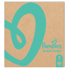 Pampers plenice Active Baby 3 Midi, 208 kosov