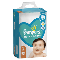 Pampers plenice Active Baby Mega Pack, velikost 3, 152 kosov, 6 - 10 kg