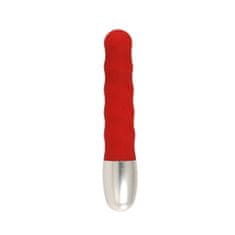 Seven Creations Mini vibrator "Discretion Red Ribbed" (R7736)