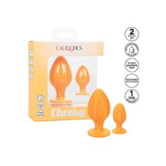 California Ex Novel Analna čepa "Cheeky Buttplug" - oranžna (R14380or)