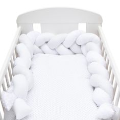 NEW BABY Dvodelna posteljnina 90/120 cm Minka in pika siva