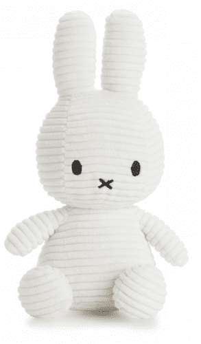 BON-TON-TOYSMiffy Corduroy zajček mehka igrača, 23 cm, bela