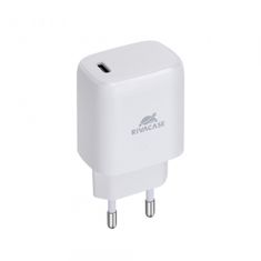 RivaCase PS4191 W00 hišni polnilec, adapter, Type C, 20W, bel