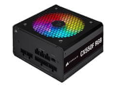 Corsair CX Series CX550F RGB modularni napajalnik, 550 W, 80 PLUS Bronze (CP-9020216-EU)