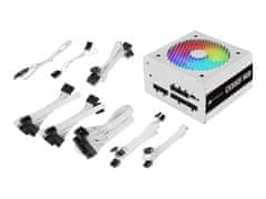 Corsair CX Series CX550F RGB White modularni napajalnik, 550 W, 80 PLUS Bronze (CP-9020225-EU)