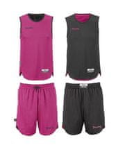 Spalding Doubleface komplet za košarko roza/črna XXS