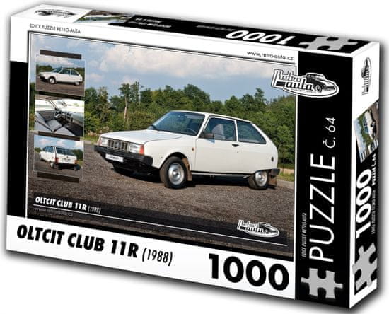 RETRO-AUTA© Puzzle #64 Oltcit Club 11R (1988) 1000 kosov