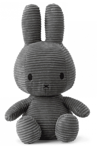  BON-TON-TOYS Miffy Corduroy zajček mehka igrača, 70 cm, siva 