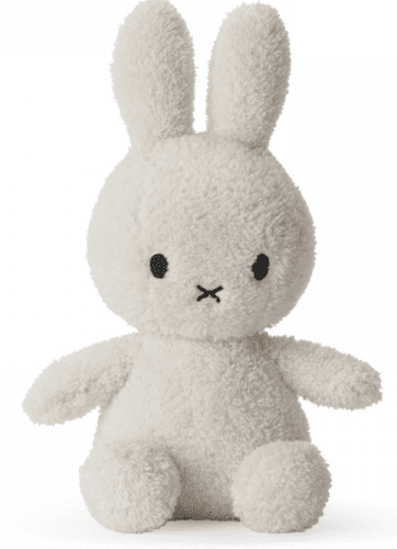  BON-TON-TOYS Miffy Terry zajček mehka igrača, 23 cm, kremna  