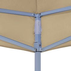 Vidaxl Streha za vrtni šotor 3x3 m bež 270 g/m2