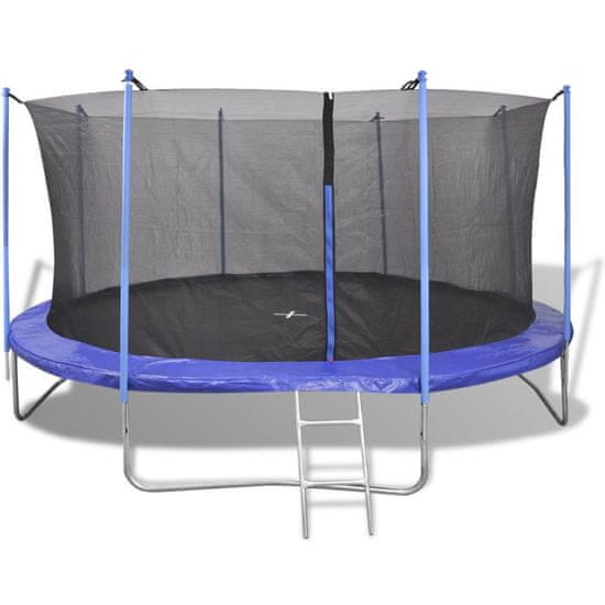 shumee vidaXL Trampolin 5-delni komplet 3,66 m