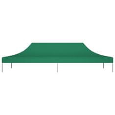 Vidaxl Streha za vrtni šotor 6x3 m zelena 270 g/m2
