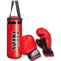 Enero Otroški boksarski komplet - vreča 22,5x15x38,5 cm + rokavice D-291