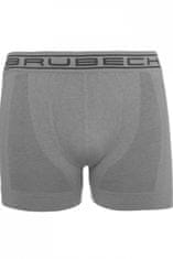 Brubeck Moške boksarice 00501A grey, siva, XL