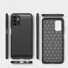 Ovitek za Samsung Galaxy A32 5G, silikonski, mat carbon črn