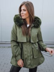 Dstreet Žensko jakna s kapuco Taylor zelena XXL