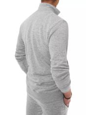 Dstreet Moška majica, ki se odpira na zadrgo Hornevan siva XL
