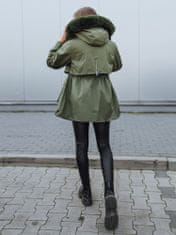 Dstreet Žensko jakna s kapuco Taylor zelena XXL