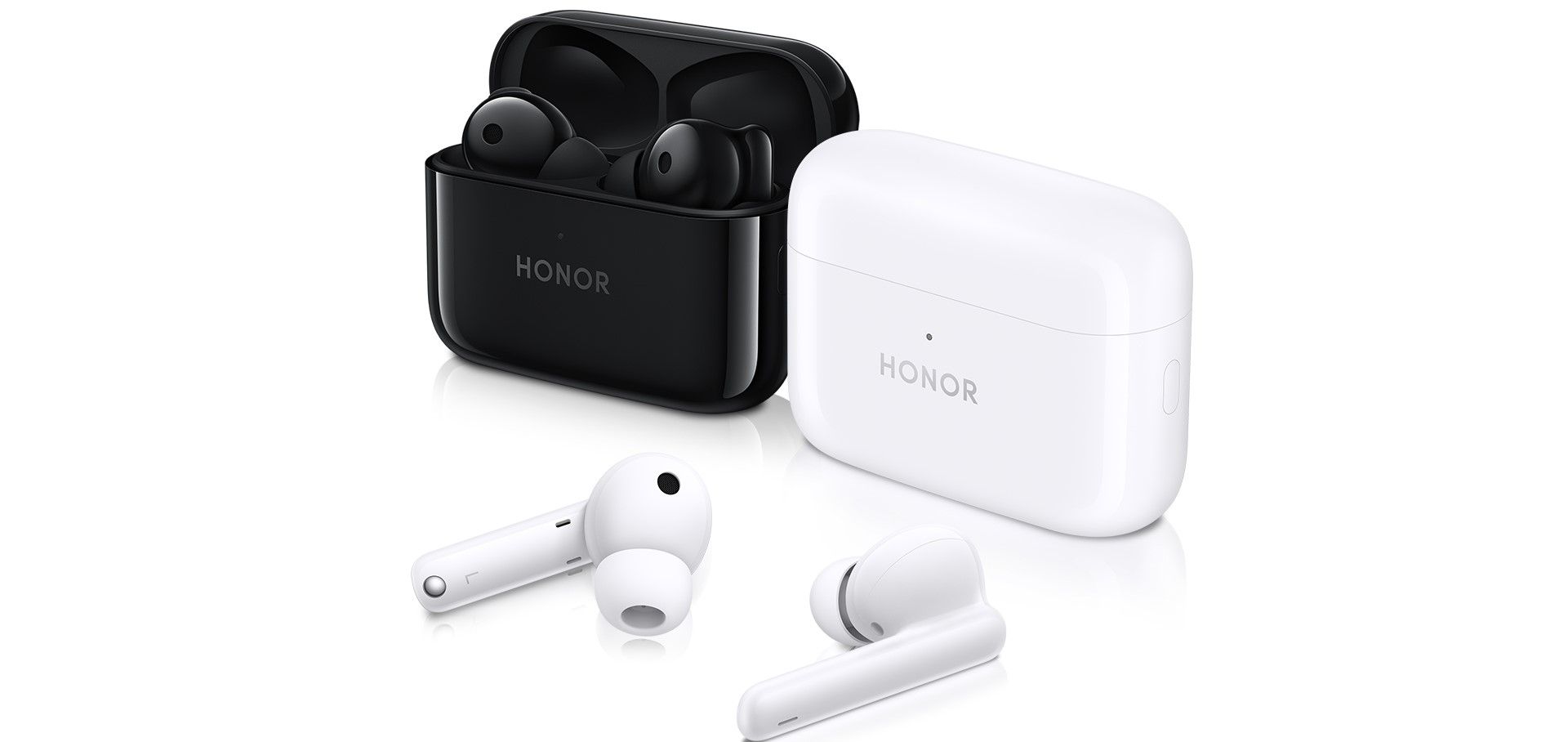  čudovite luksuzne slušalke v minimalističnem slogu honor EarBuds 2 lite Bluetooth anc samodejno seznanjanje mikrofon nizka latenca nadzor na dotik odličen zvok 