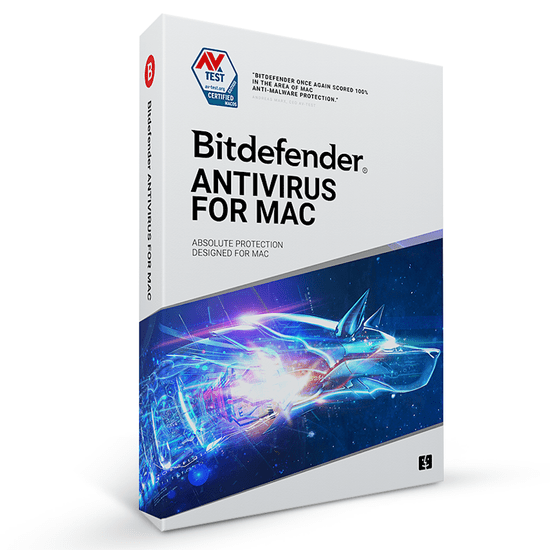 BitDefender Antivirus for Mac, 1 naprava, 1 leto, ESD licenca (kartica)