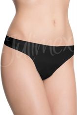 Julimex Ženske tangice String black, črna, L