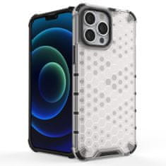 slomart prozoren ovitek honeycomb case z odbijačem tpu za iphone 13 pro max