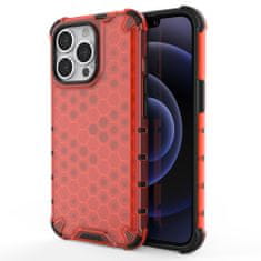 slomart ovitek honeycomb case z odbijačem tpu za iphone 13 pro rdeč