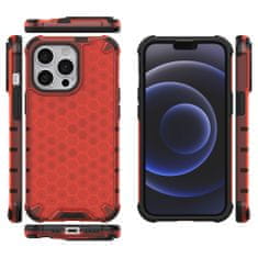 slomart ovitek honeycomb case z odbijačem tpu za iphone 13 pro rdeč