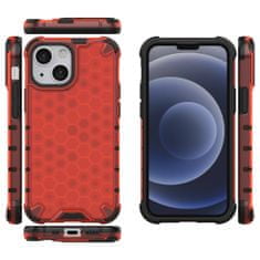 slomart ovitek honeycomb case z odbijačem tpu za iphone 13 mini rdeč