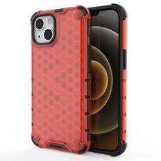 slomart ovitek honeycomb case z odbijačem tpu za iphone 13 rdeč