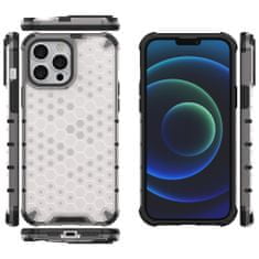 slomart prozoren ovitek honeycomb case z odbijačem tpu za iphone 13 pro max