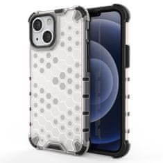 slomart ohišje honeycomb case z odbijačem tpu za iphone 13 mini prozorno