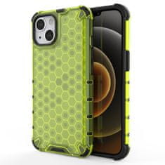 slomart oklepni ovitek honeycomb case z odbijačem tpu za iphone 13 zelen