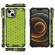 slomart oklepni ovitek honeycomb case z odbijačem tpu za iphone 13 zelen