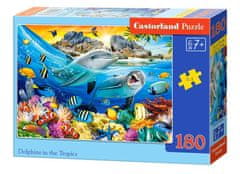 Castorland Puzzle Delfini v tropih 180 kosov