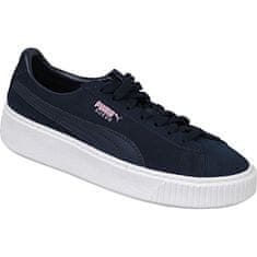 Puma Čevlji mornarsko modra 37.5 EU Suede Platform JR