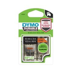 Dymo Durable trak 12 mm, D1, črna na oranžni