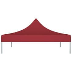 Vidaxl Streha za vrtni šotor 2x2 m bordo 270 g/m2