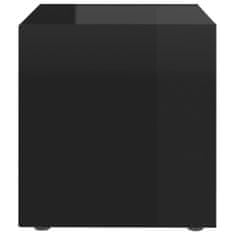 Vidaxl TV omarice 2 kosa visok sijaj črne 37x35x37 cm iverna plošča