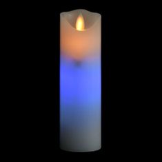 Vidaxl Komplet LED svečk 5-delni z daljincem barvne