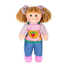 Bigjigs Toys Škatlasta lutka Elsie 34cm