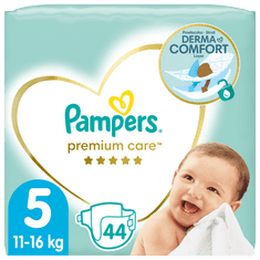 Pampers pleničke Premium Care 5 Junior (11-16 kg) 44 kosov