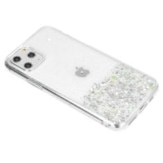 Sparkle ovitek za iPhone 13 Pro, silikonski, z bleščicami, prozoren