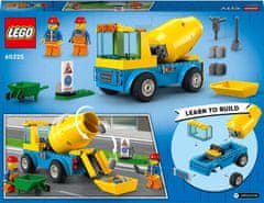 LEGO City 60325 tovornjak za mešanje betona