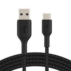 Belkin kabel, USB-C, USB-A, 3 m, črn (CAB002bt3MBK)