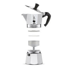 Bialetti kafetiera Moka Express / za 3 skodelice / črn ročaj / aluminij