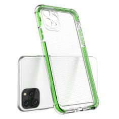 HURTEL ARMOUR OVITEK IZ GELA SPRING ARMOR S PISANIM OKVIRJEM ZA IPHONE 12 PRO MAX, ZELEN